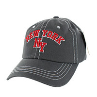 BM001 New York Washed Cotton Cap (Solid Charcoal)