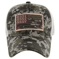 VM9003 USA FLAG , TRUCKER - ACU DIGI CAMO