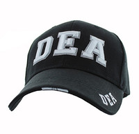 VM036 DEA Velcro Cap (Solid Black)