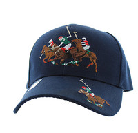 VM328 Polo Sport Velcro Cap (Solid Navy)