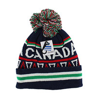 WB072 CANADA POM BEANIE - BLACK