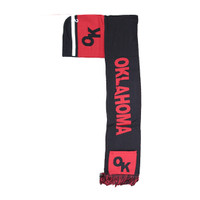 WS030 Oklahoma Hoodie Scarf (Black & Burgundy)