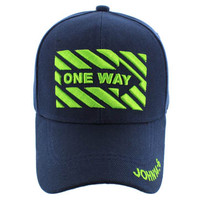 VM124 Jesus One Way Velcro Cap (Solid Navy)