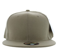 SP022 One Tone Size Fitted (Solid Khaki) - Size 6 7/8