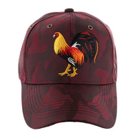 VM274 COCK , NYLON CAMO - BURGUNDY CAMO