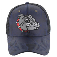 VM558 BULLDOG NYLON CAMO TRUCKER - NAVY CAMO/BLACK
