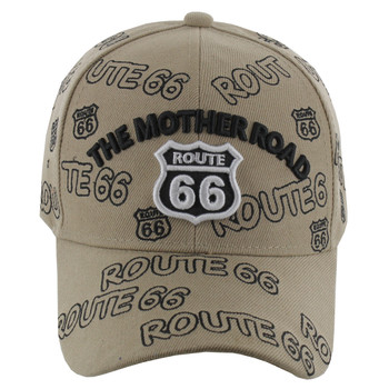 route 66 baseball caps