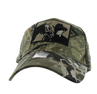 VM193 Malboro Cowboy Velcro Cap (Solid Hunting Camo)