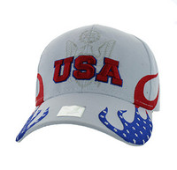 VM078 USA W/FLAME - WHITE