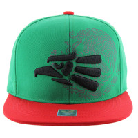 SM9034 Mexico Eagle Snapback (Kelly Green & Red)