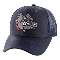 VM558 BULLDOG NYLON CAMO TRUCKER - NAVY CAMO/NAVY