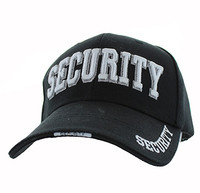 VM036 Security Velcro Cap (Solid Black)