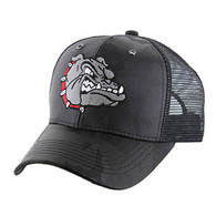 VM558 BULLDOG NYLON CAMO TRUCKER - BLACK CAMO/BLACK