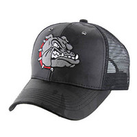 VM558 BULLDOG NYLON CAMO TRUCKER - BLACK CAMO/BLACK