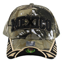 VM421 Mexico Velcro Cap (Hunting Camo & Black)