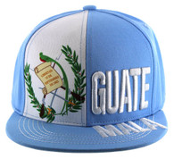 SM2002 Guatemala Snapback Cap (Solid Sky Blue)