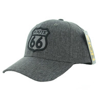 VM9011 Route 66 Road Velcro Cap (Solid Charcoal)