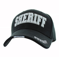 VM036 Sheriff Velcro Cap (Solid Black)