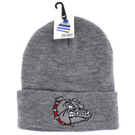 WB020 Bulldog Long Beanie (Solid Heather Grey)