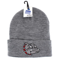 WB020 Bulldog Long Beanie (Solid Heather Grey)