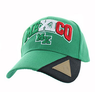 VM417 Mexico Velcro Cap (Kelly Green & Black)