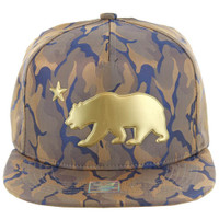 SM062 CALI BEAR (NYLON KHAKI BLUE CAMO)