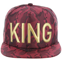 SM062 KING (NYLON BURGUNDY CAMO)