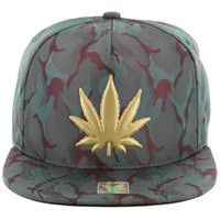SM062 MARIJUANA (NYLON TEAL BURGUNDY CAMO)
