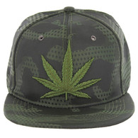 SM053 MARIJUANA , STAR CAMO (OLIVE)
