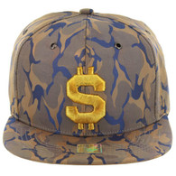 SM819 DOLLAR SIGN , NYLON CAMO (KHAKI BLUE)