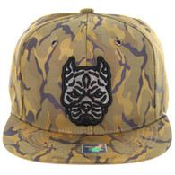 SM819 PITBULL , NYLON CAMO (KHAKI)