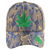 VM199 MARIJUANA - KHAKI BLUE CAMO