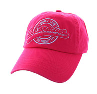 BM701 South Carolina State Washed Cotton Polo Cap (Solid Hot Pink)