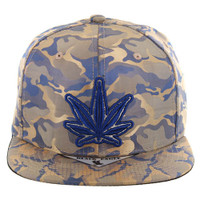 SM164 MARIJUANA - NYLON CAMO KHAKI/BLUE