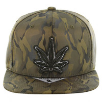 SM164 MARIJUANA - NYLON CAMO OLIVE