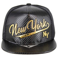 SM171 NEW YORK , CARBON PU TRUKCER (BLACK)