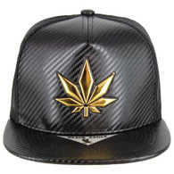 SM171 MARIJUANA , CARBON PU (BLACK)