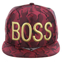 SM062 BOSS (NYLON BURGUNDY CAMO)