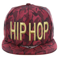 SM062 HIP HOP (NYLON BURGUNDY CAMO)