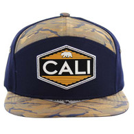 SM7172 CALI BEAR , 7 PANEL (NAVY / KHAKI BLUE CAMO)