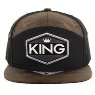 SM7172 KING , 7 PANEL (BLACK/ BROWN CAMO)