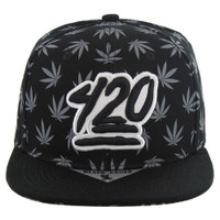SM265 MARIJUANA 420 (BLACK(GRY)/BLACK)