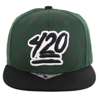 SM265 MARIJUANA 420 (GREEN/BLACK)