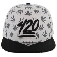 SM265 MARIJUANA 420 (WHITE/BLACK)