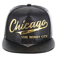 SM171 CHICAGO , CARBON PU (BLACK)