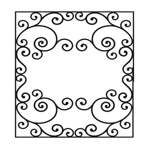 Samir-S faux iron ceiling or wall accent. Available in multiple size and finish options. Contact us directly if prefer to receive in 2 or 4 pieces.