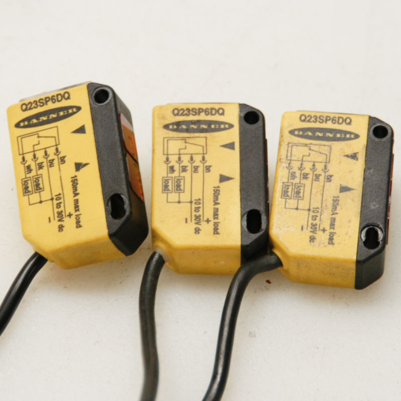 Banner Engineering Q23sp6dq Photoelectric Sensors Switch 3