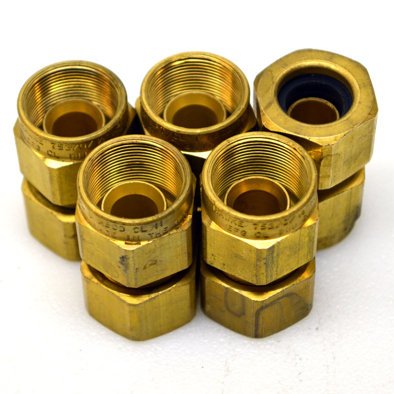 Lot of 5 Hawke 753/0 Brass NPT/CL 1/2 Cable Gland Connector Sealing  Fitting NPT
