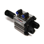 SMC Pneumatics NCDQ2D40-5DM Double-Acting 40mm Compact Air Cylinder 5mm Stroke