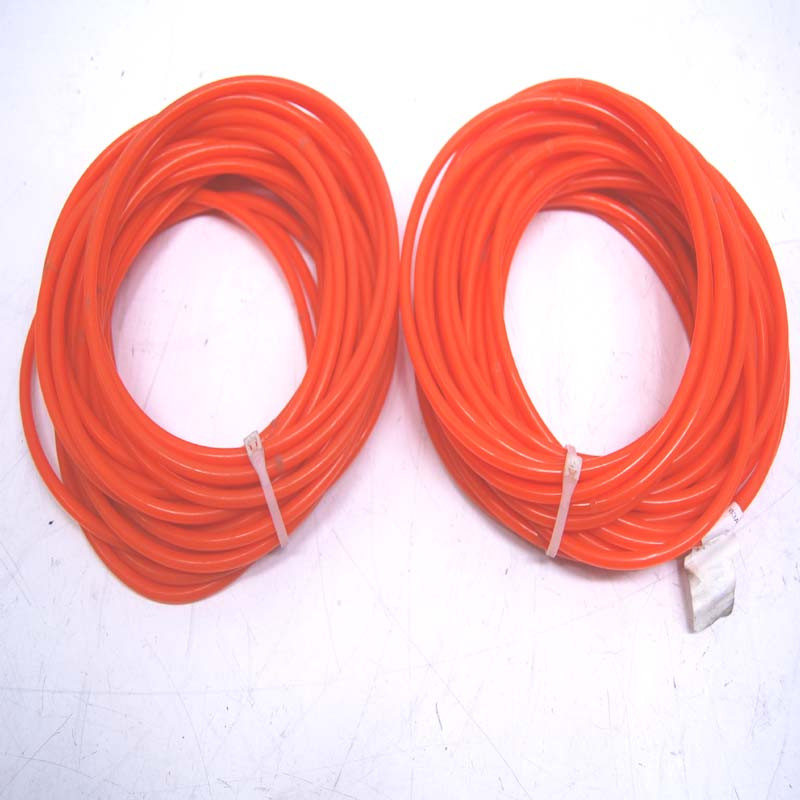 NEW 50 Orange 83A Durometer Endless Round ORing Drive Belts 1/4" x 201/4"